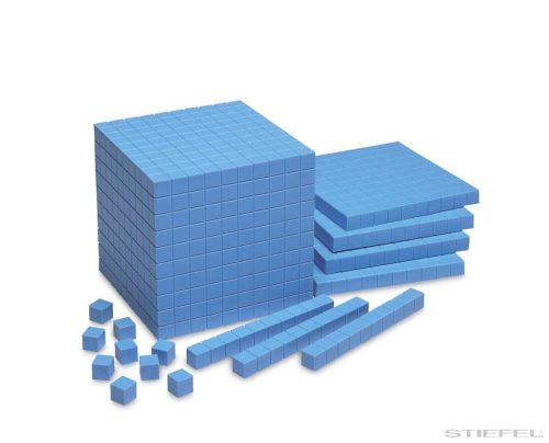 10 cuburi 1x1x1 pe bază - 100 buc