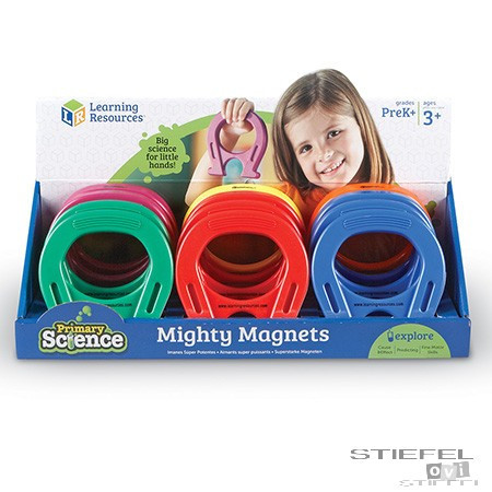 Potcoave magnetice colorate - 12buc