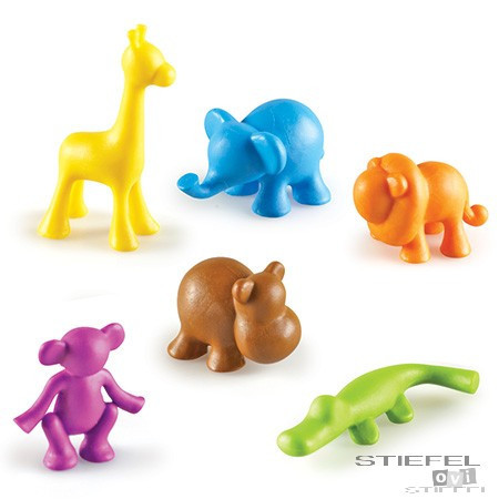 Figuri colorate de animale (72 de bucăți)