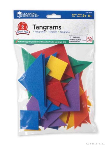 Tangram în șase culori