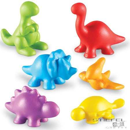 Figurine colorate de animale - dinozauri (72buc)