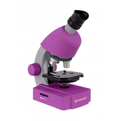 Bresser Junior 40x-640x microscop, violet