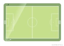 Tablă tactică de fotbal Legamaster, 60x90 cm