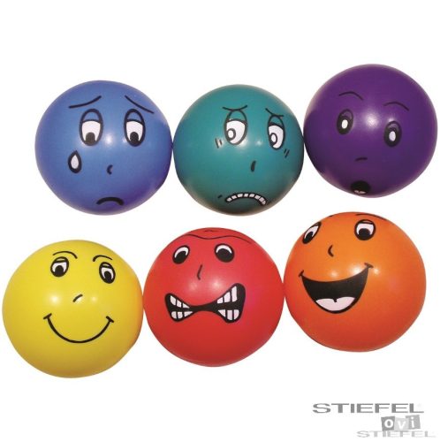 6 mingi de cap cu 6 emoții -20 cm