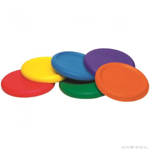 Set colorat de frisbee moale (6 buc)