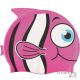 Căciulă de înot din silicon cu model animal - Nemo roz
