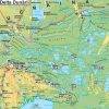 Harta de perete România Turistică șipci lemn